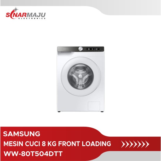 Mesin Cuci 1 Tabung Samsung 8 Kg Front Loading WW 80T504DTT